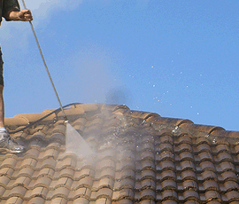 palm beach roofing work in progress in royal palm beach